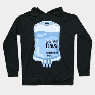 boy tears IV fluids bag Hoodie